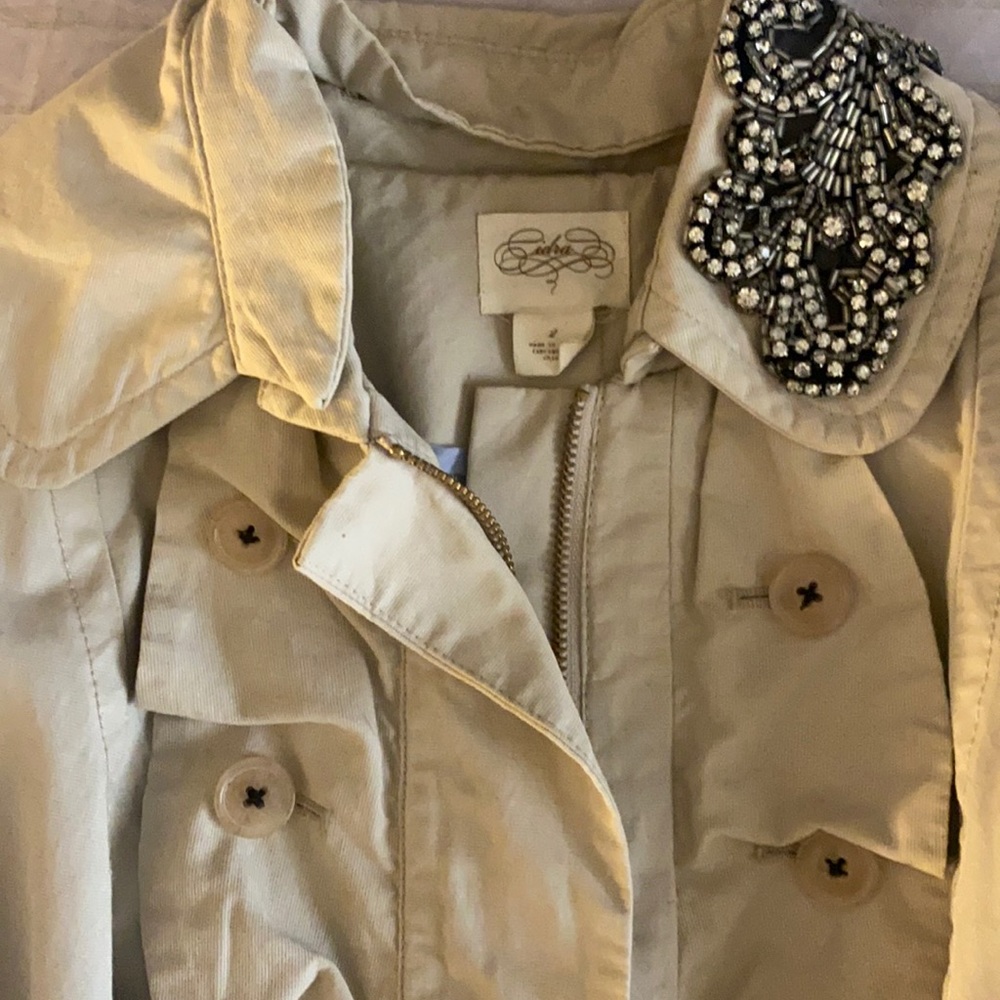 Embellished Anthro Spring Jacket